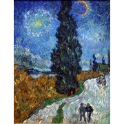 Van Gogh - Cypress against a Starry Sky